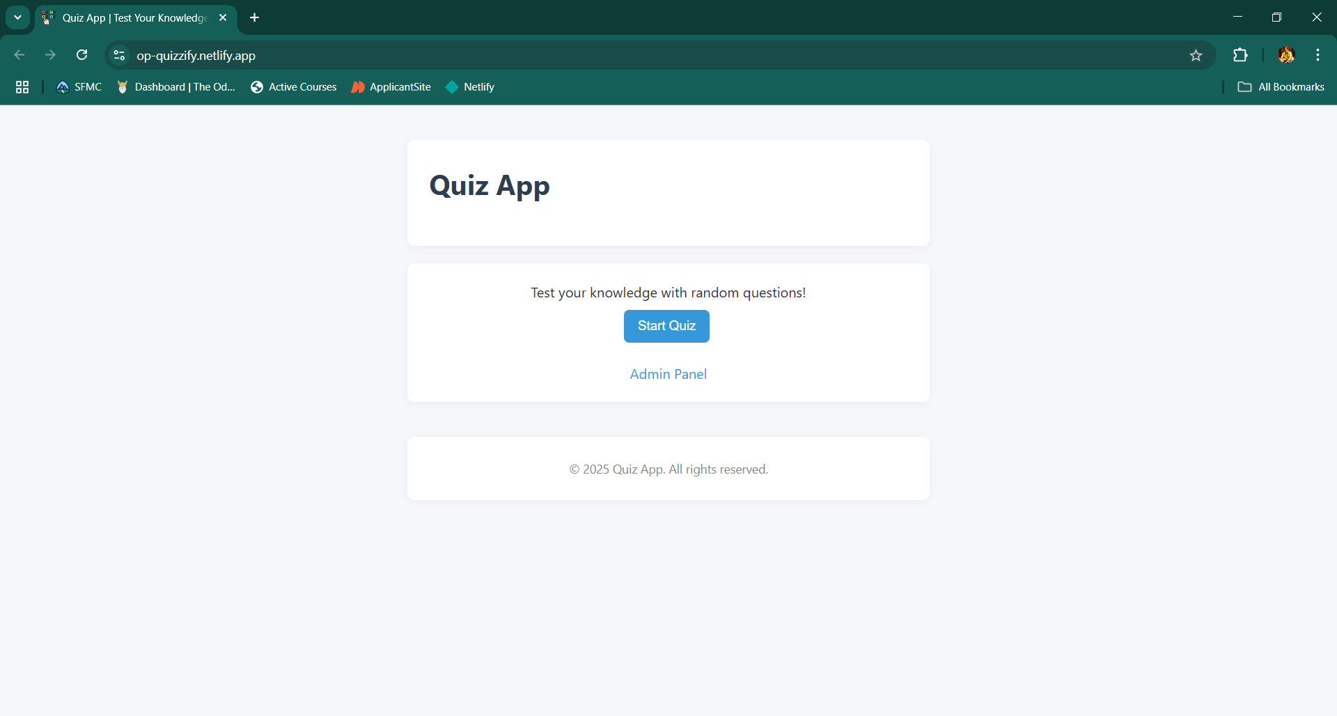 Quiz App